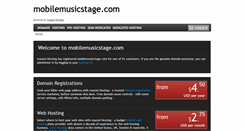 Desktop Screenshot of mobilemusicstage.com