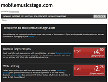 Tablet Screenshot of mobilemusicstage.com